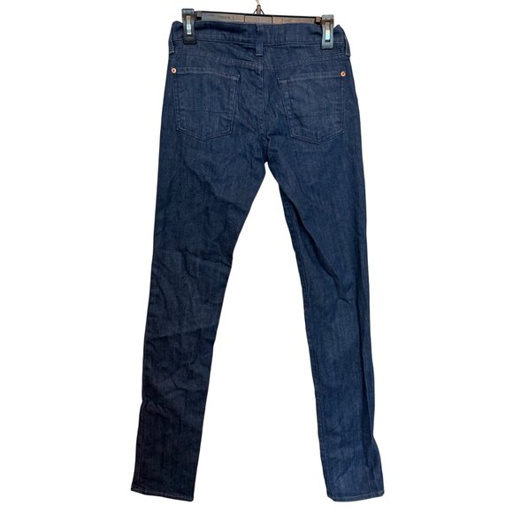 Guess Womens Blue Denim Skinny Jeans Size 28 Regular 98% Cotton & 2% Spandex New - Picture 5 of 6